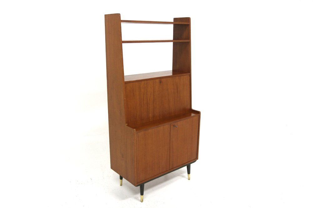 photo furniture Scandinavian Teak Secretary From Bräntorps, Sweden, 1960s