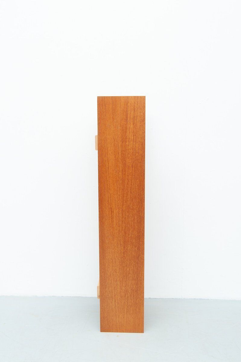 Cherry Wood Wall Shelf By Walter Wirz For Wilhelm Renz, 1960s photo 599.0