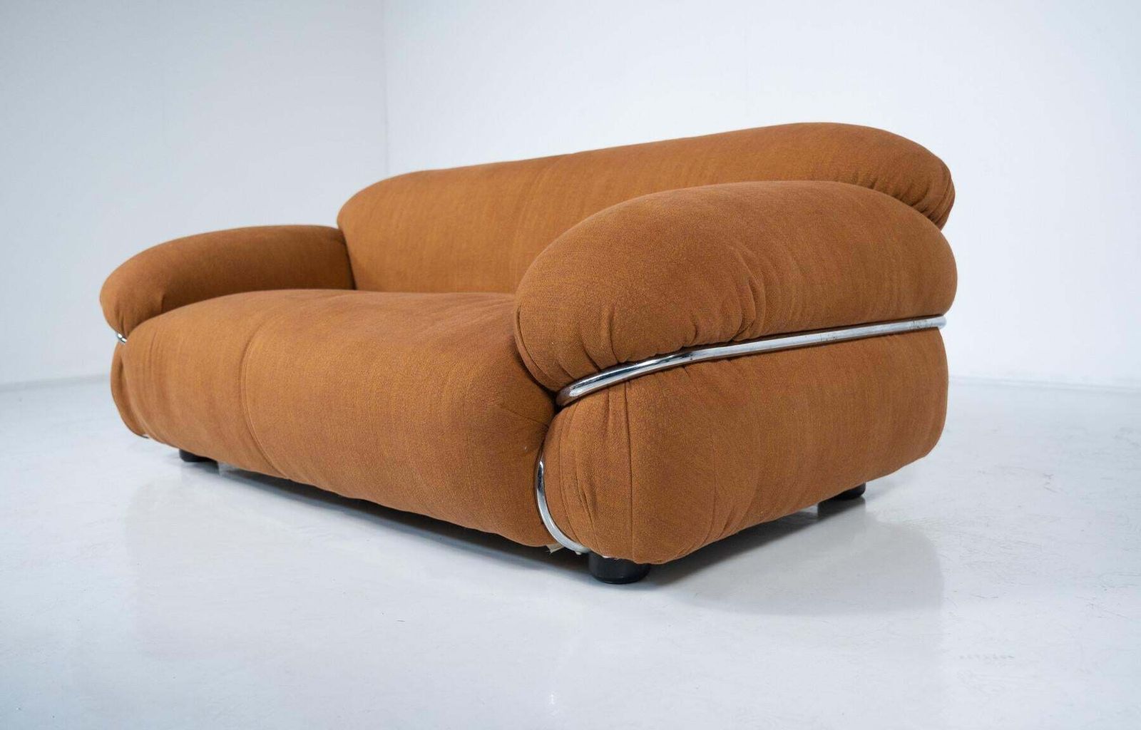 photo furniture Sesann Sofa By Gianfranco Frattini For Cassina, New Upholstery, Italy, 1970s