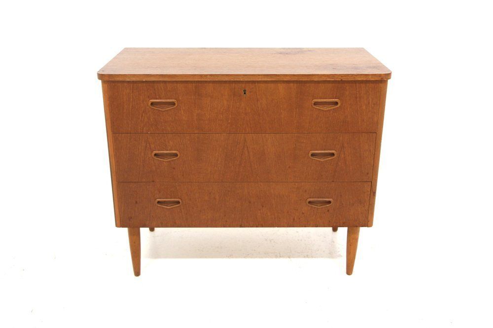 Teak Chest Of Drawers, Sweden, 1960s