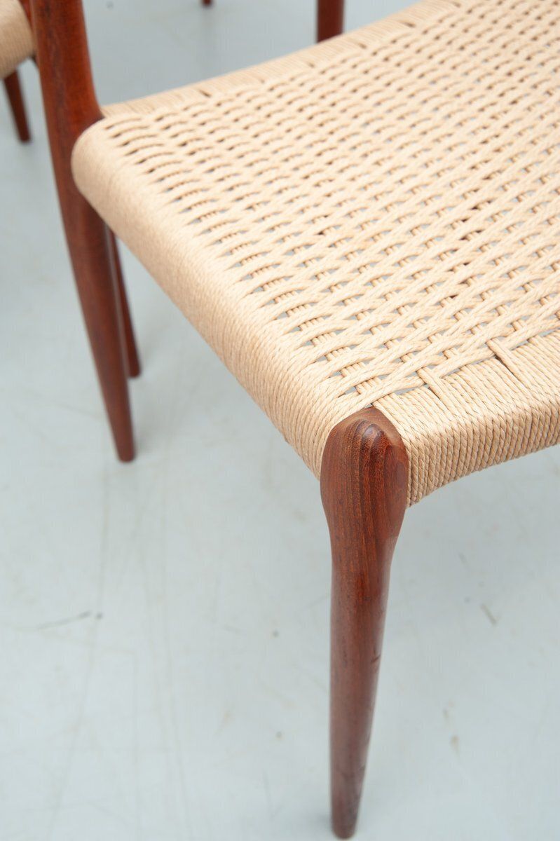photo furniture Model 78 Dining Chairs In Teak By Niels Otto Møller For J.L. Møller Møbelfabrik, 1950s, Set Of 6