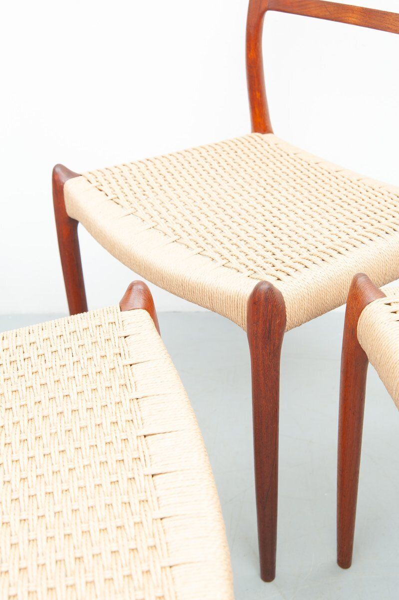 photo for sale Model 78 Dining Chairs In Teak By Niels Otto Møller For J.L. Møller Møbelfabrik, 1950s, Set Of 6