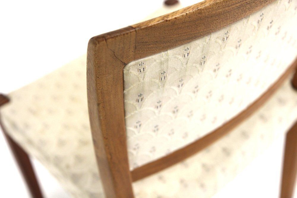 Walnut Chairs From Hugo Troeds, Bjärnum, Sweden, 1960s, Set Of 6 photo for sale