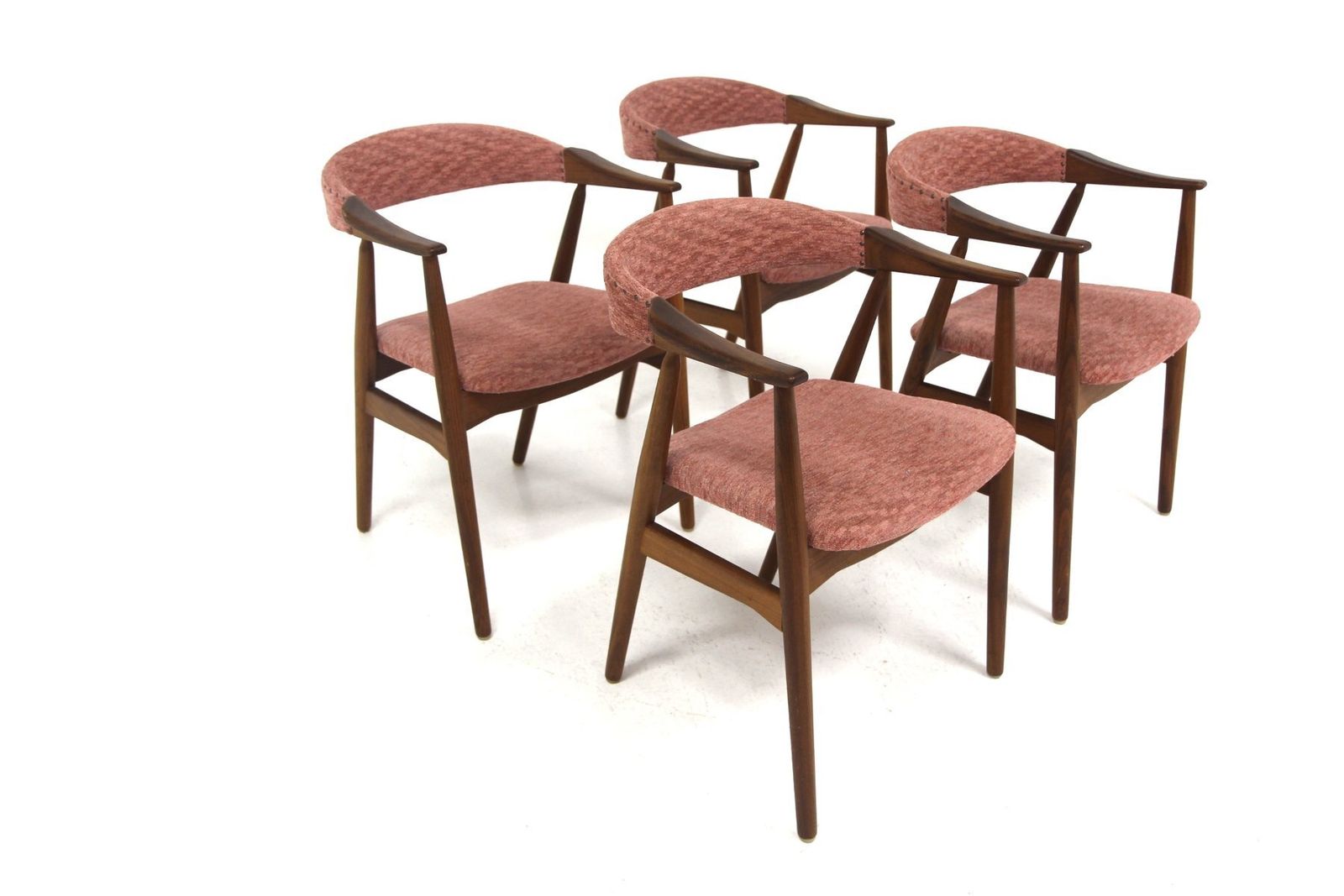 Teak Model 213 Chairs By Thomas Haslev For Farstrup Møbler, Denmark, 1960s, Set Of 4 photo for sale