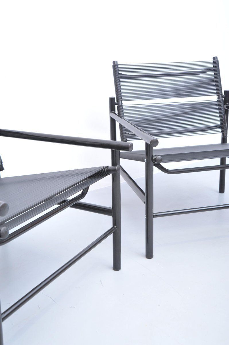 photo vinterior Vintage Fly Line Lounge Chair By Giandomenico Belotti For Cmp Padova, 1980s