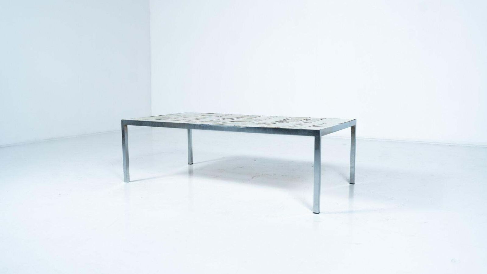 photo furniture Mid Century Mosaic Coffee Table Attributed To Pia Manu, 1970s