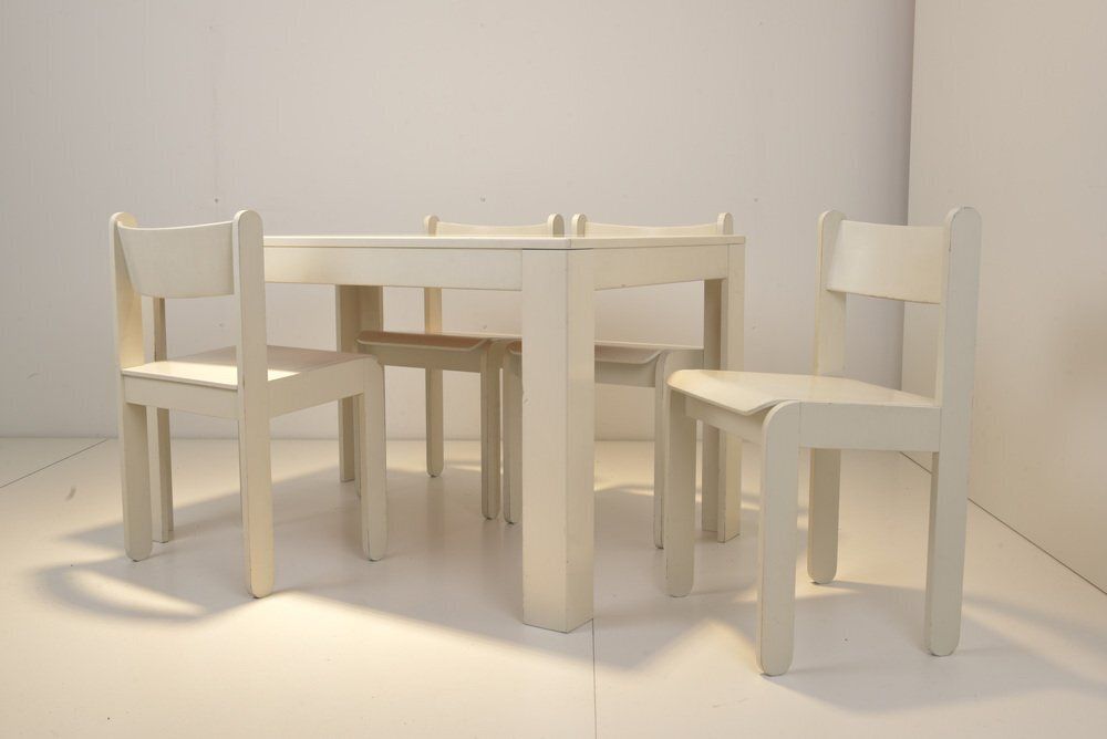 photo buy Dining Table And Chairs In The Style Of Asko, Set Of 5