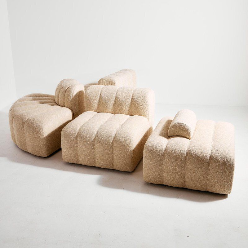 photo for sale Barnum 24 Modular Sofa Set By Kristian Sofus Hansen And Tommy Hyldahl For Norr11, 2010s, Set Of 5