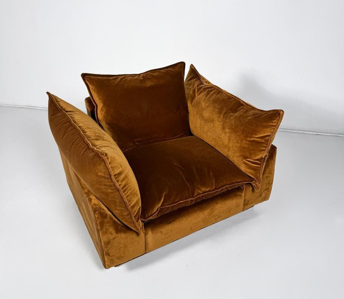 Pair Of Armchairs "Cado" By Gunnar Gravesen And David Lewis Divano For Icf photo Furniture