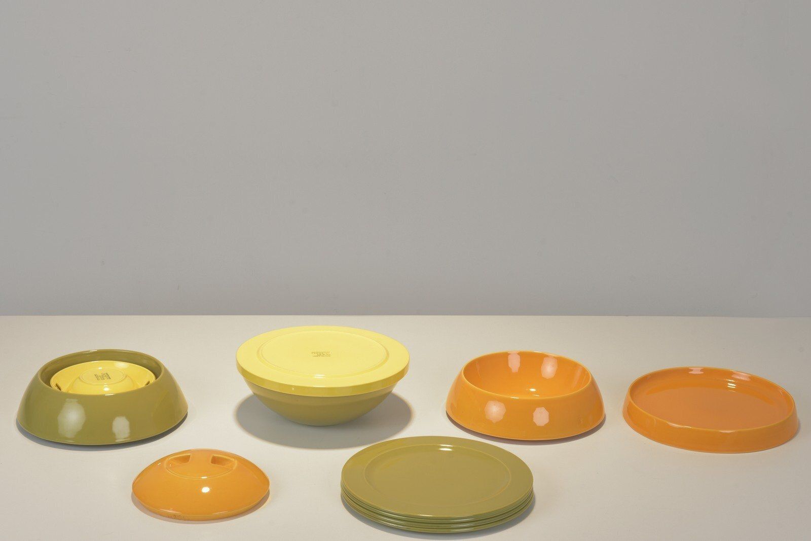 Modular Tableware In Glazed Ceramic By Helen Boch & Federigo Fabbrini For Villeroy & Boch, Germany, 1970s, Set Of 19 photo 1700.0