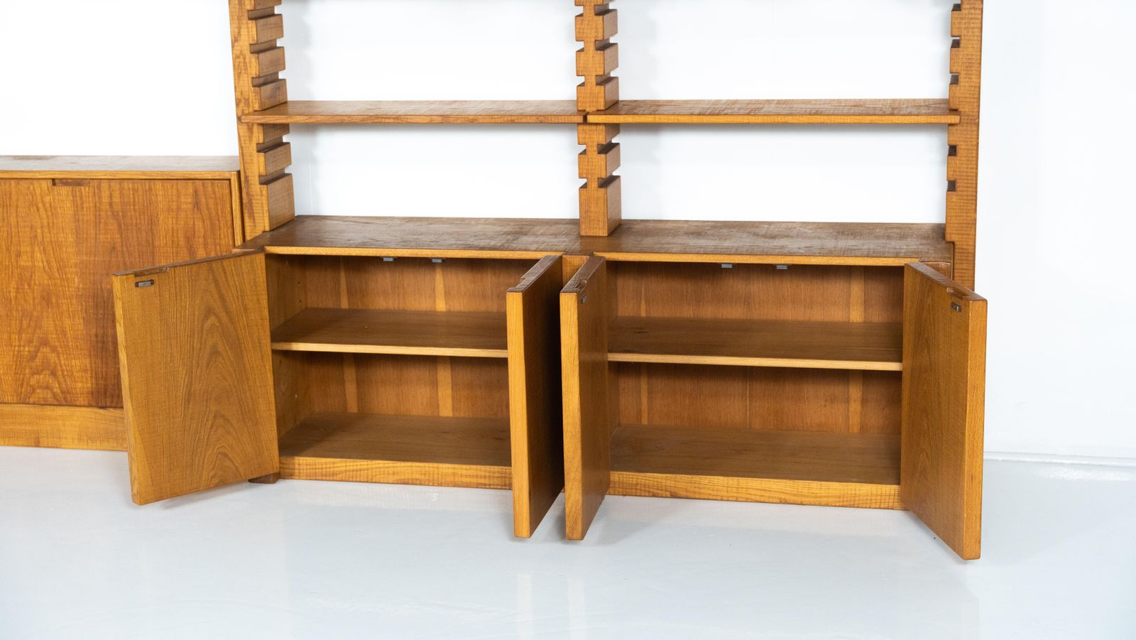Large Bookshelf With Bench By Guiseppe Rivadossi For Officina Rivadossi, Italy photo vintage
