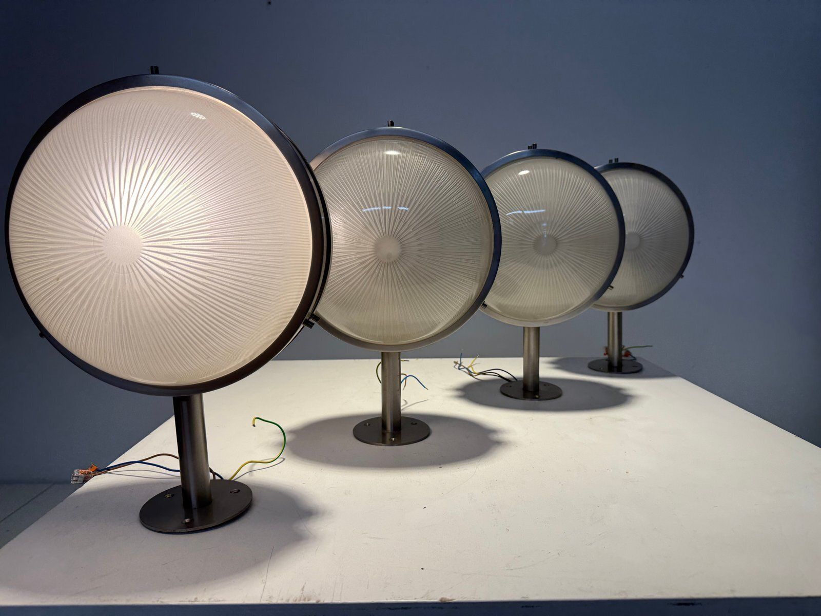Large Gamma Wall Lamps By Sergio Mazza For Artemide, 1960s, Set Of 2