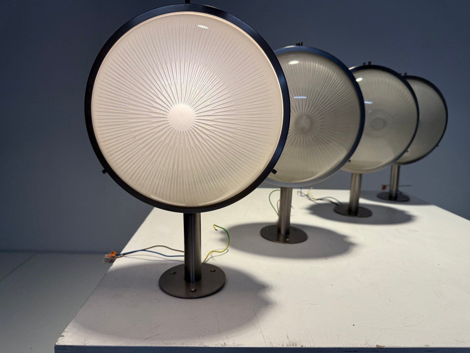 Large Gamma Wall Lamps By Sergio Mazza For Artemide, 1960s, Set Of 2 photo Lighting