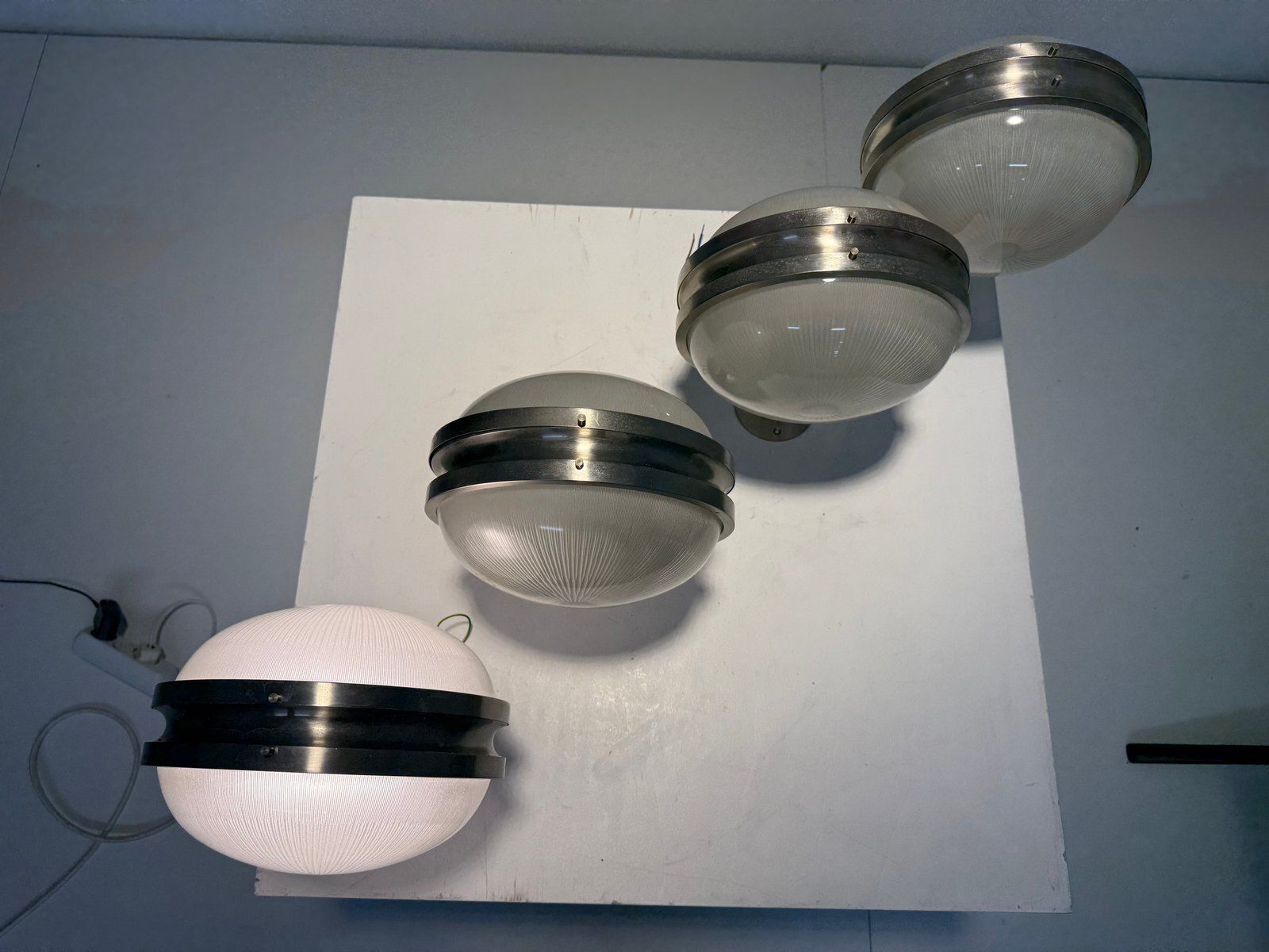 Large Gamma Wall Lamps By Sergio Mazza For Artemide, 1960s, Set Of 2 photo 2915.0