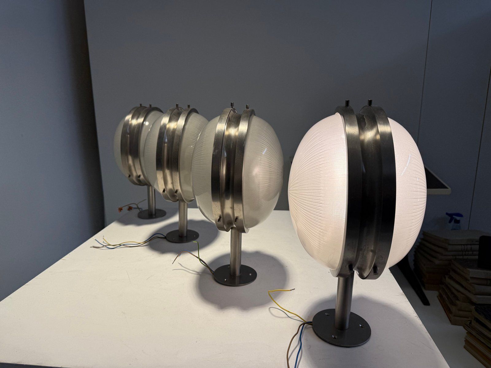 Large Gamma Wall Lamps By Sergio Mazza For Artemide, 1960s, Set Of 2 photo vinterior