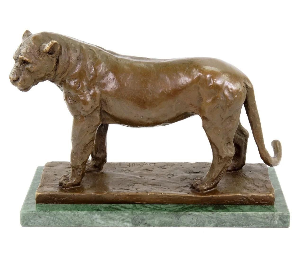 Bronze Lion Sculpture Statue, Nubian Lioness, In The Style Of Rembrandt Bugatti photo 2302.0