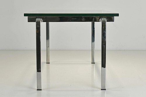 Large Side Table In Steel And Glass By Preben Fabricius And Jørgen Kastholm For Kill International, Germany, 1969 photo vinterior