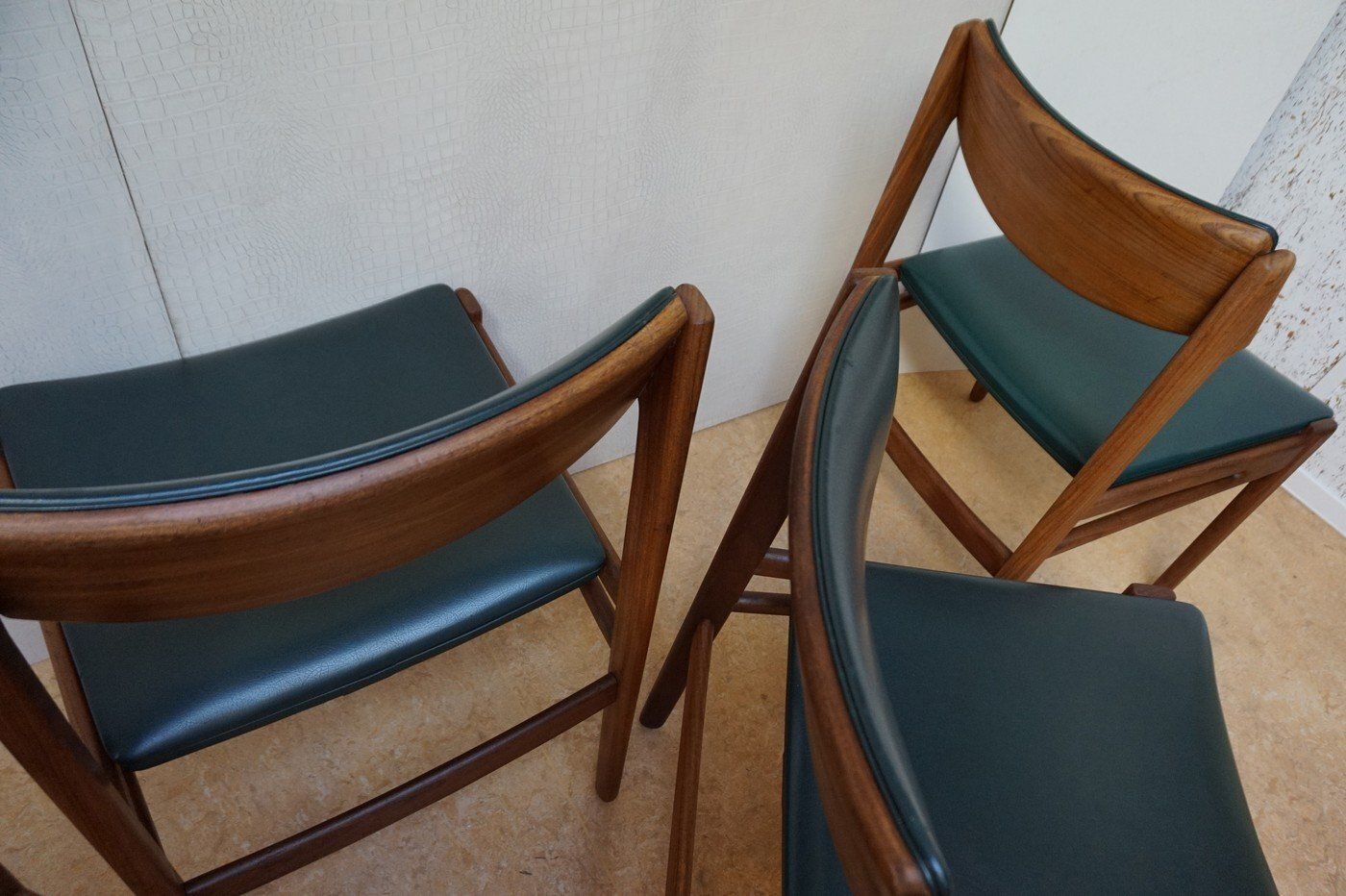 Midcentury Modern Danish Teak Dining Chairs, 1960s, Set Of 4 photo 1475.0