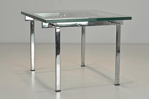 Side Table In Steel And Glass By Preben Fabricius And Jørgen Kastholm For Kill International, Germany, 1968 photo for sale