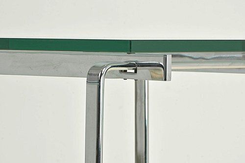 Side Table In Steel And Glass By Preben Fabricius And Jørgen Kastholm For Kill International, Germany, 1968 photo buy