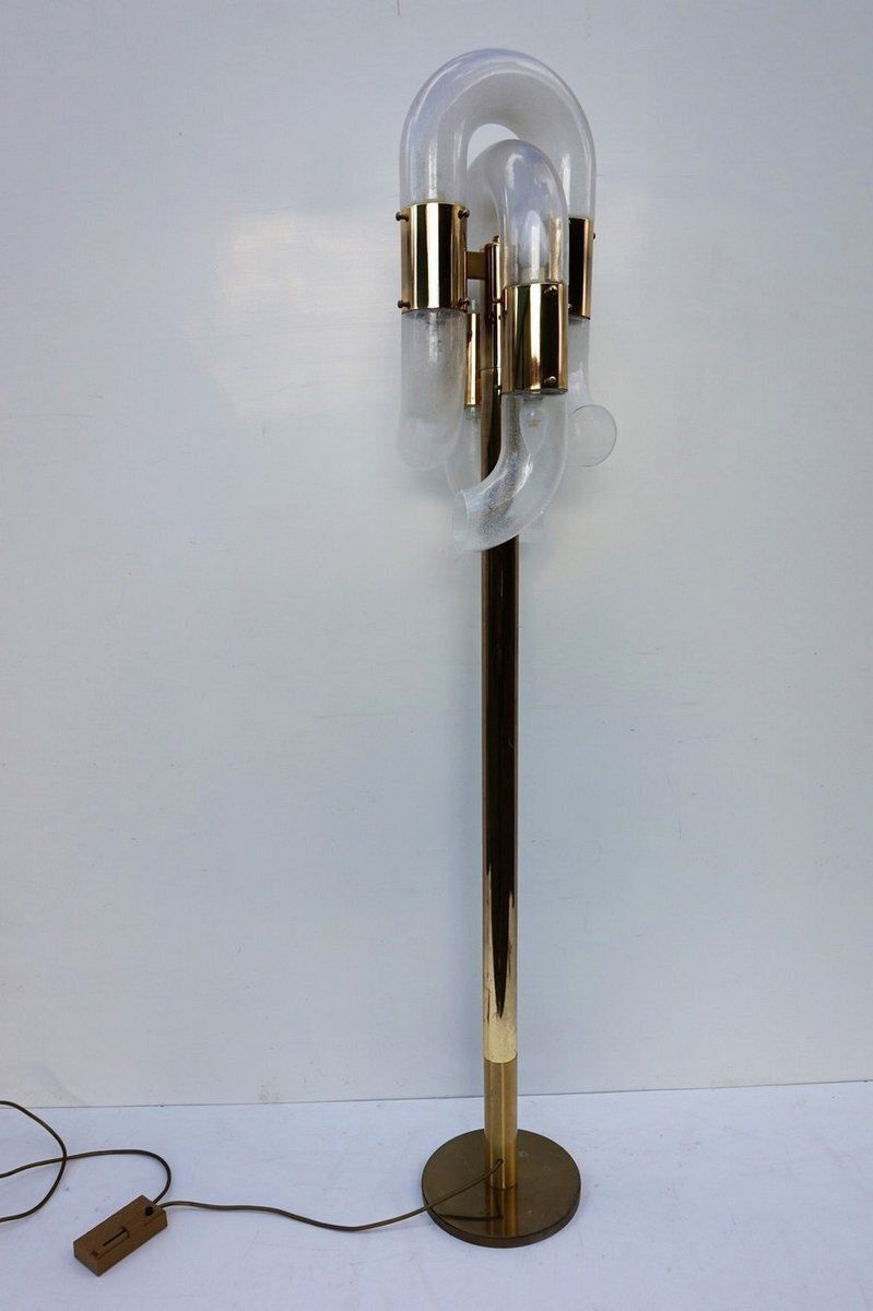 Murano Glass Floor Lamp By Aldo Nason For Mazegga, 1970s photo furniture