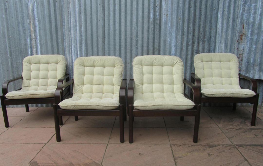 photo vinterior Lounge Easy Chair By Bror Boije For Dux Miljo Expo, Sweden, 1980