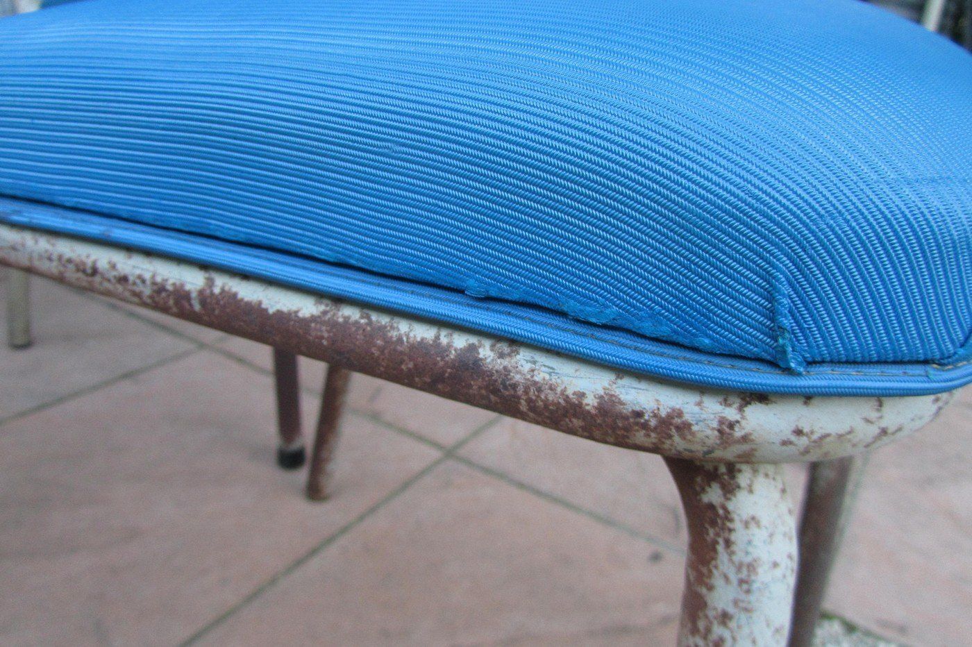 Furniture Vintage Industrial Belgian Tubular Chair From Tubax, 1950s photo