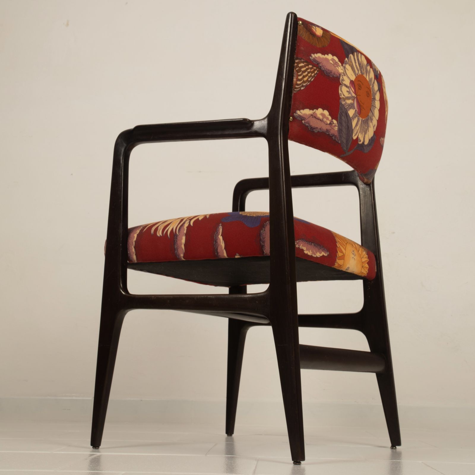 Furniture 110 Chair By Gio Ponti And Fornasetti For Cassina, 1953 photo