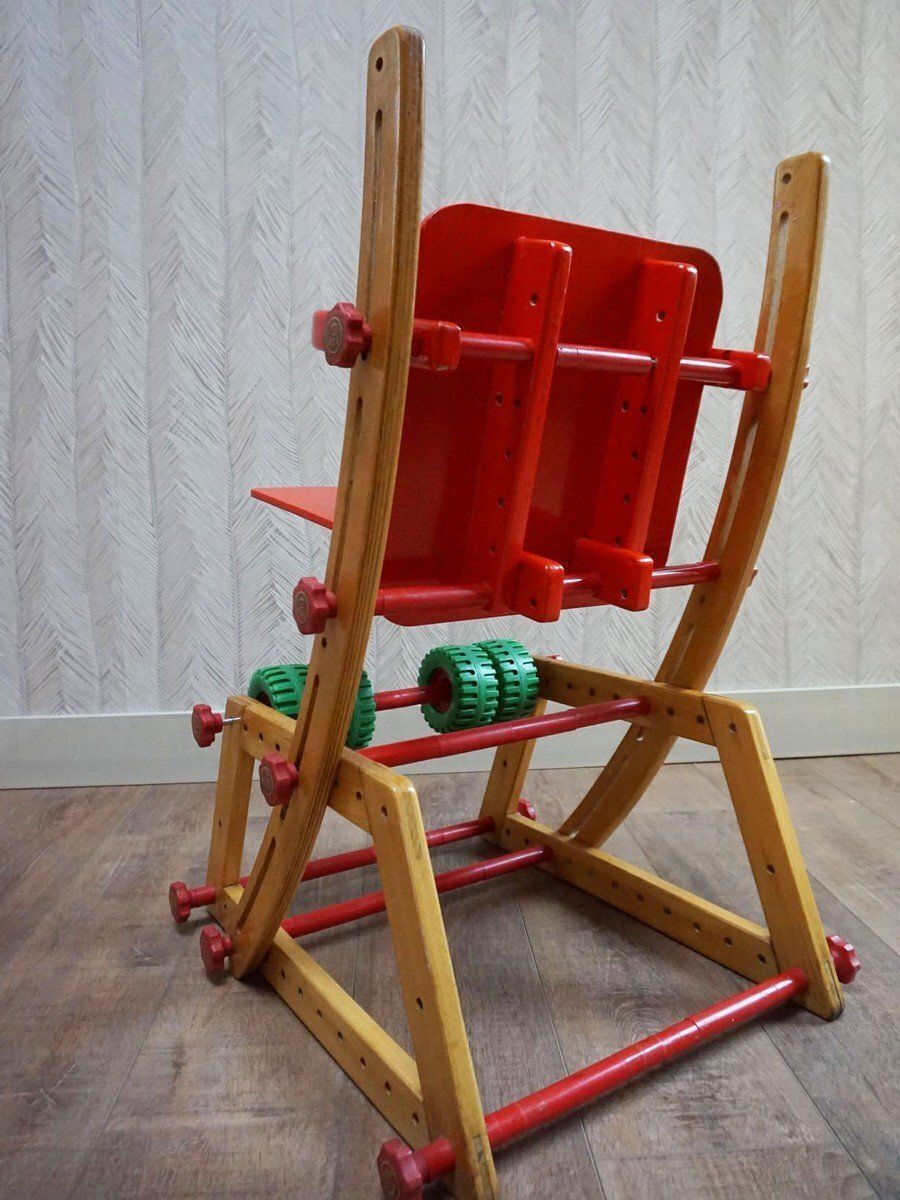photo vinterior Top Banana Child Multfunctional High Chair Zauberstuhl By Benno Zimmermann, 1987