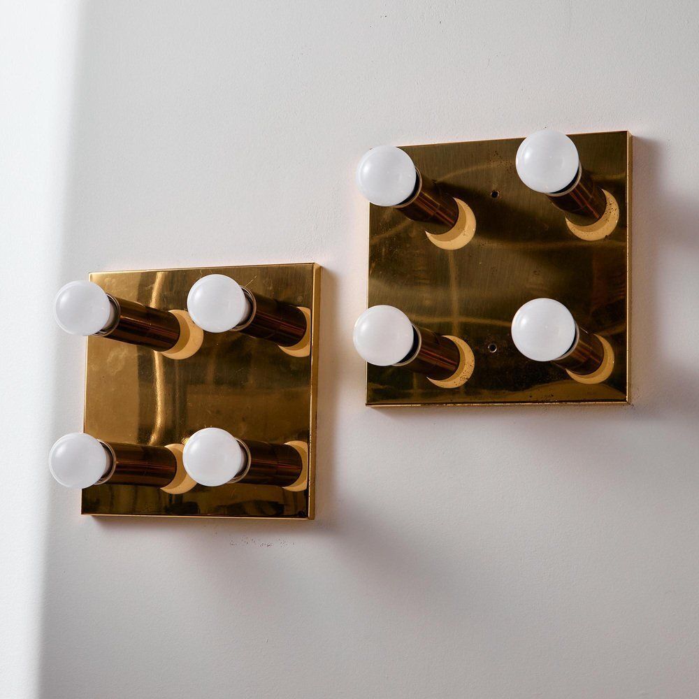 Gold Brass Wall Lamp