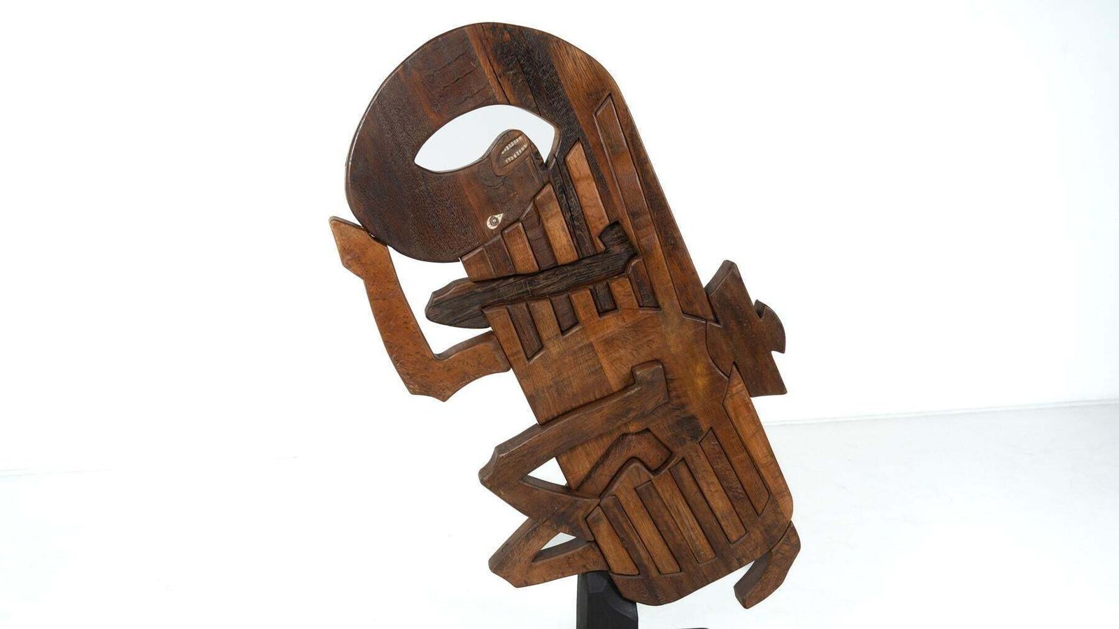 photo furniture Wooden Horse Sculpture By Luciano Bertolotto, Italy, 1990s