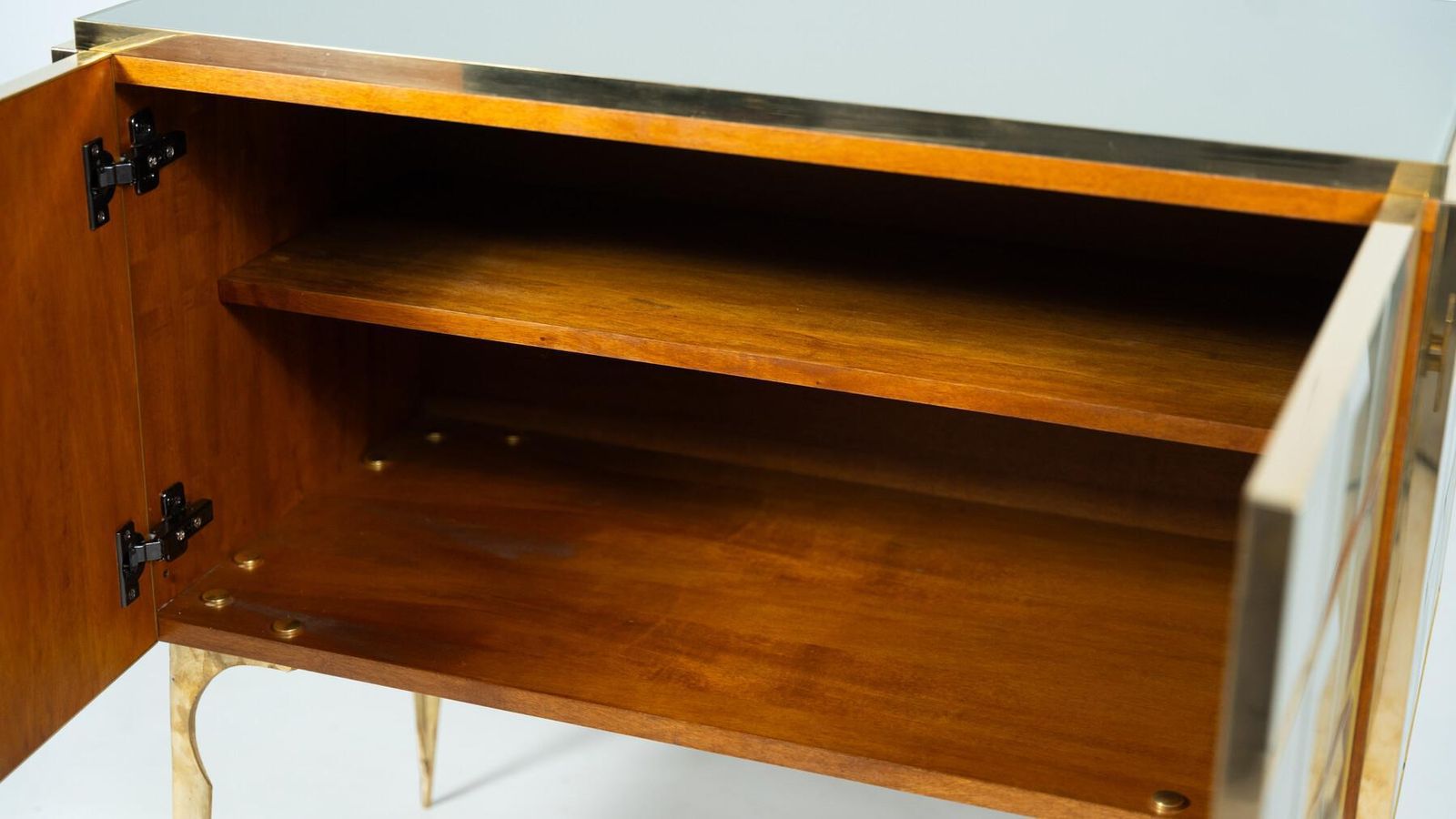 Contemporary Chest, Wood And Glass photo for sale