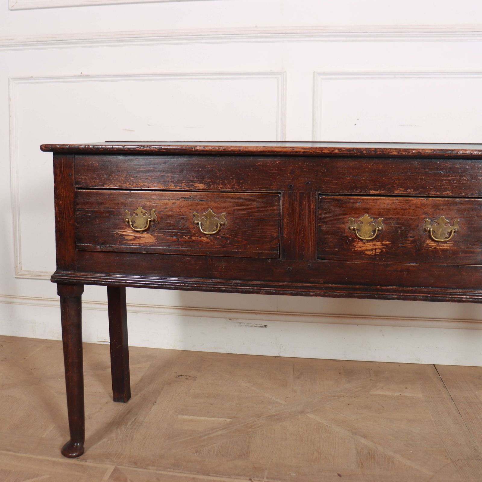 English Pine Dresser Base, 1700s photo furniture