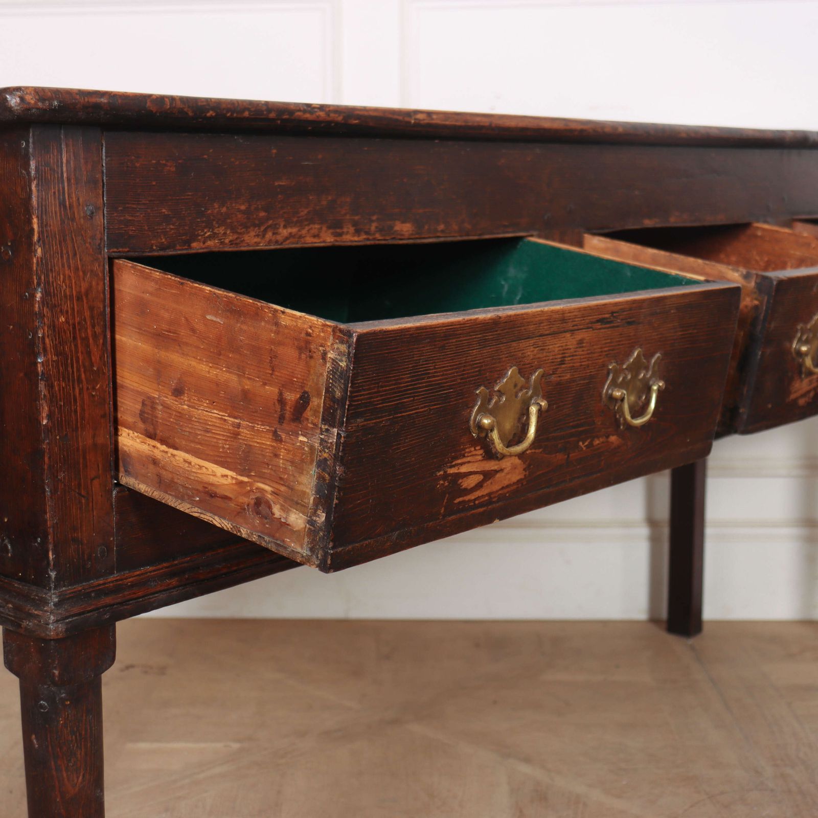 English Pine Dresser Base, 1700s photo buy