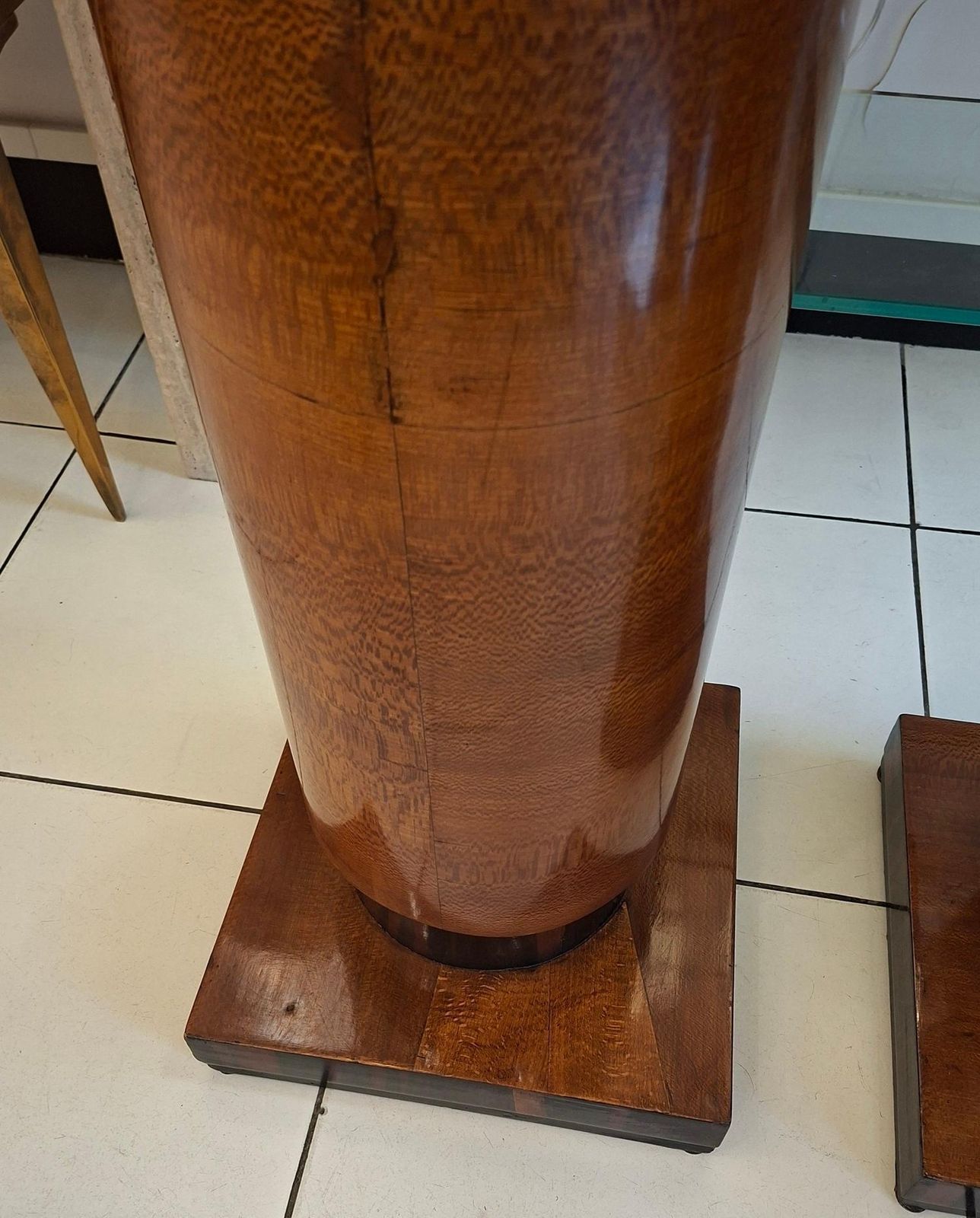 photo furniture Pair Of Art Déco "Selettes" Wood French Polished