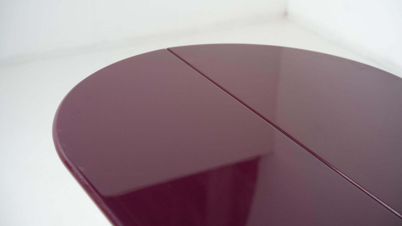 photo furniture Purple Lacquered Wood  "Antella" Console By Kazuhide Takahama For Gavina, 1980s