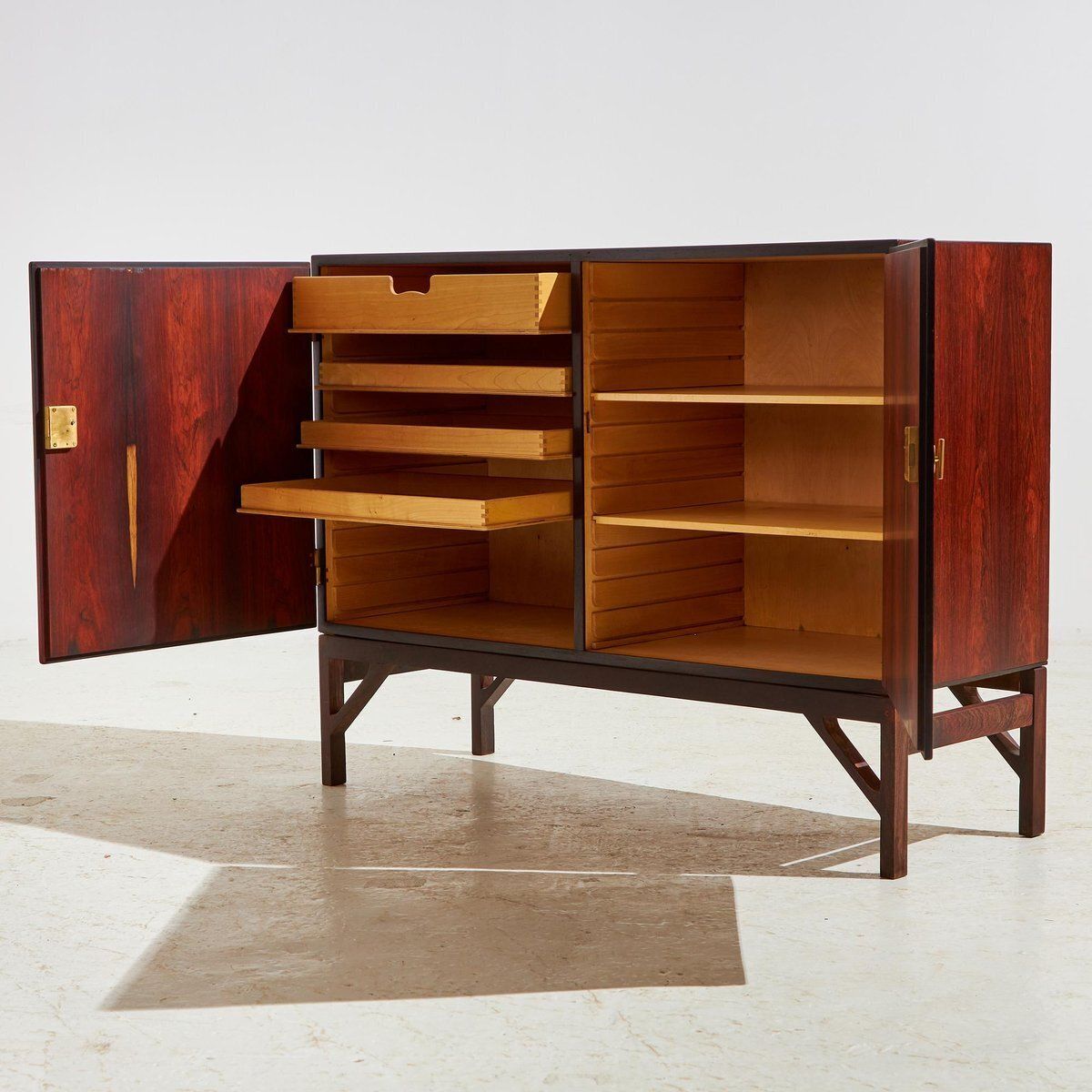 Model A 232 / China Cabinet In Rosewood By Børge Mogensen For Fdb Møbler, 1950s photo Furniture