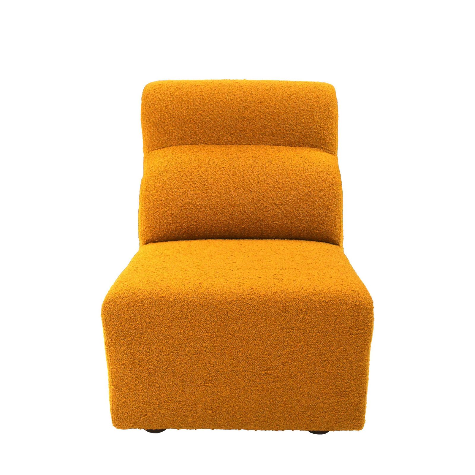 Set Of Modular Armchairs In Mustard Wool Upholstery, Italy, 1970 photo Furniture