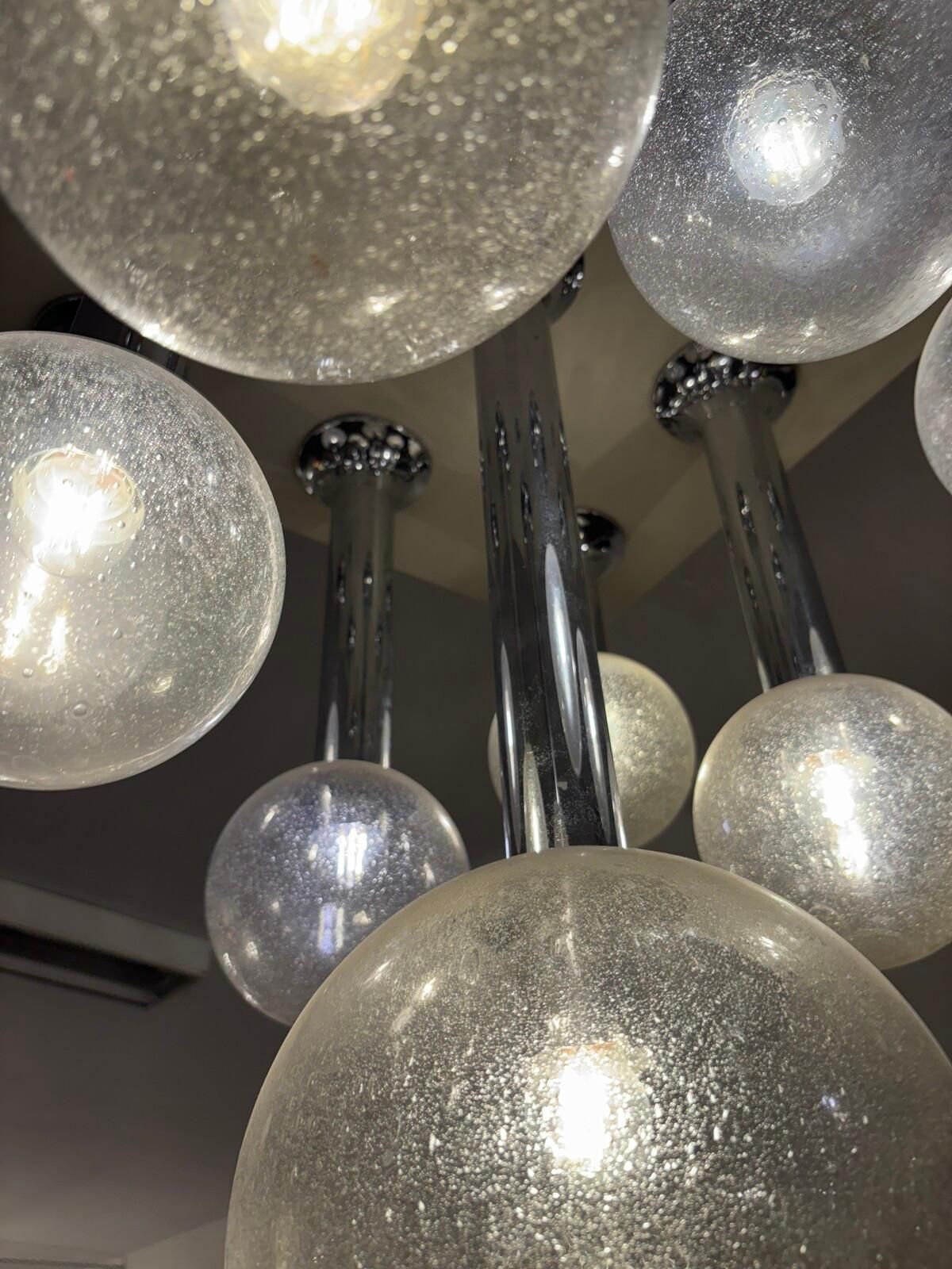 Ceiling Light, Goffredo Reggiani Style, 1970s photo for sale