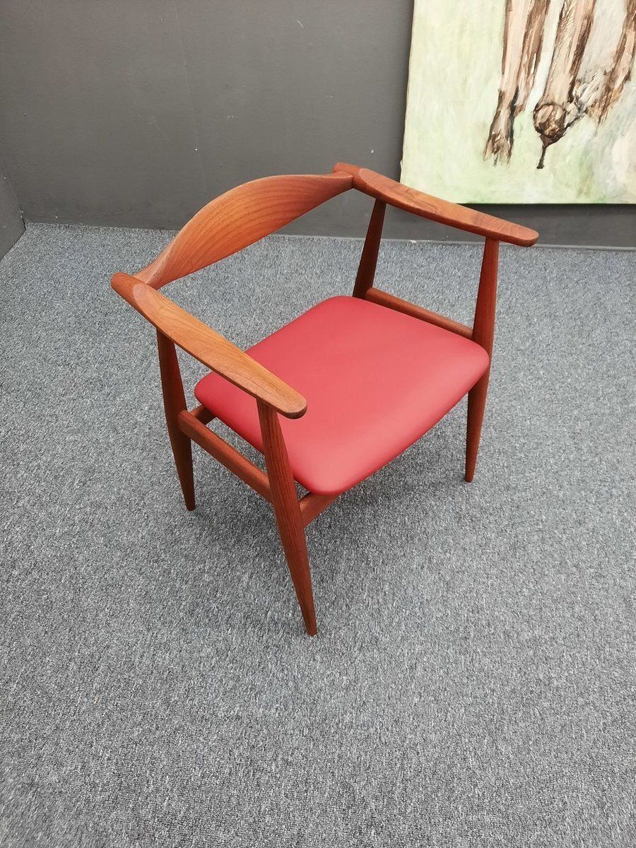 Danish Ch 35 Teak Chair By Hans J Wegner For Carl Hansen & Son, 1950s, 1960s photo buy