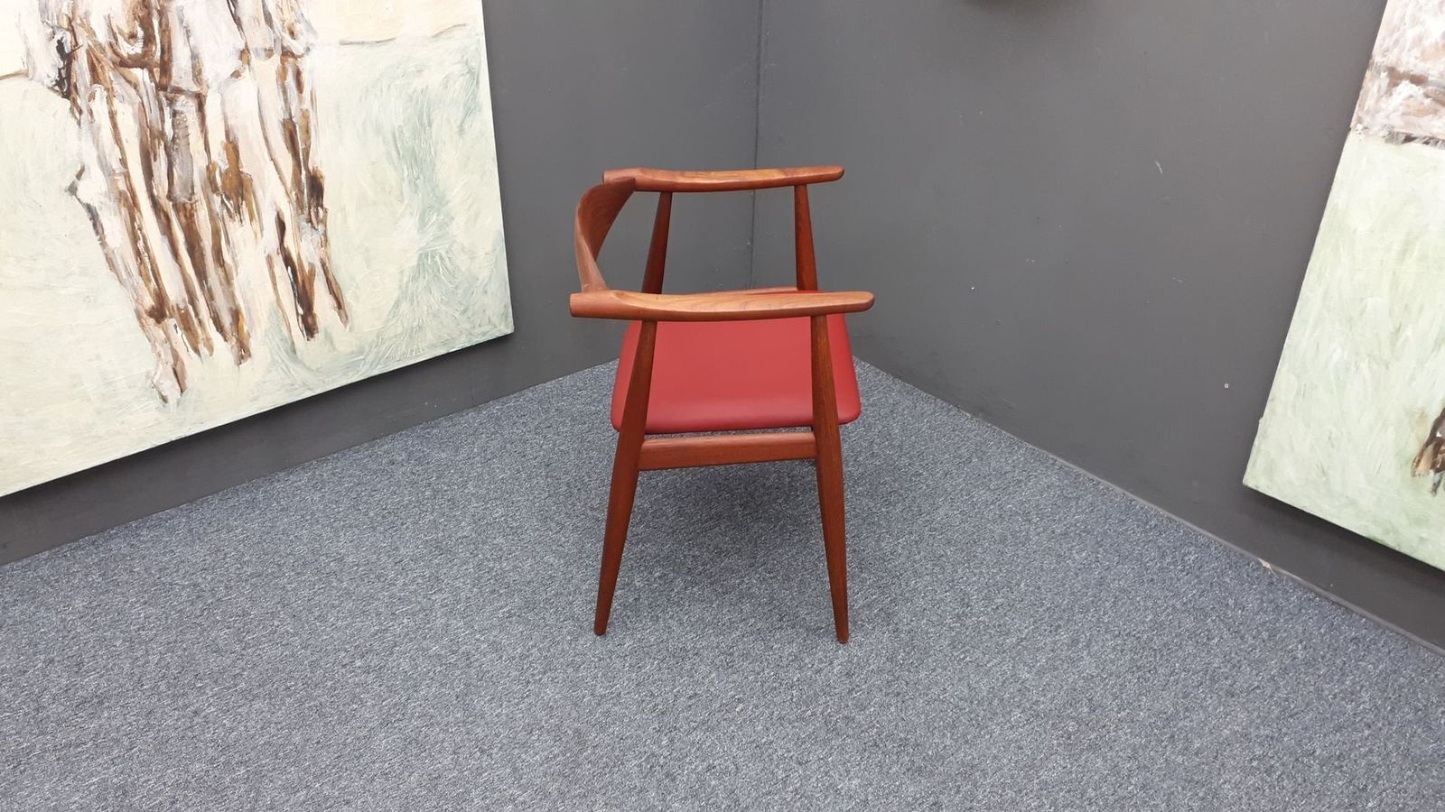 photo furniture Danish Ch 35 Teak Chair By Hans J Wegner For Carl Hansen & Son, 1950s, 1960s