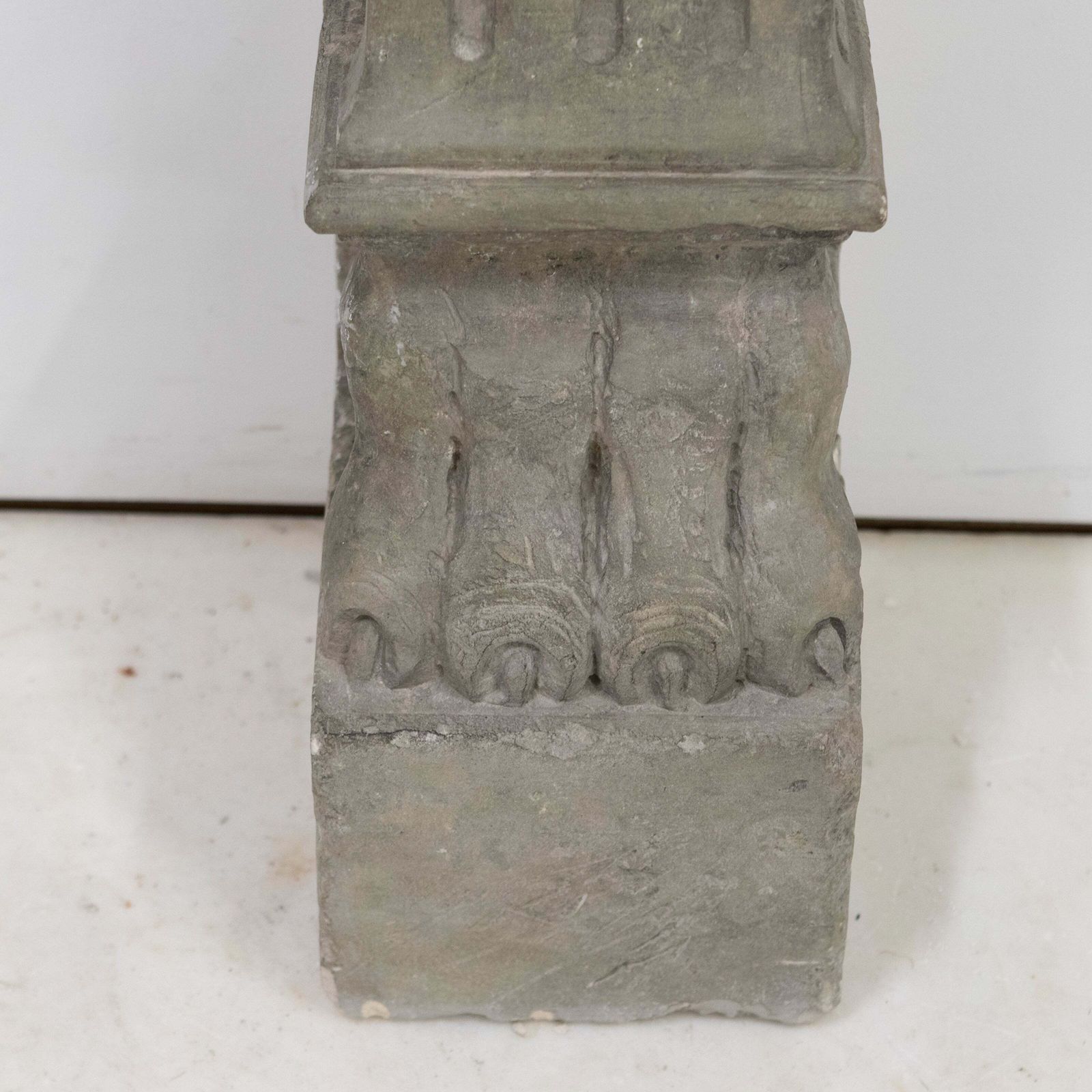 photo furniture Ornate Carved Antique Stone Fireplace Surroud