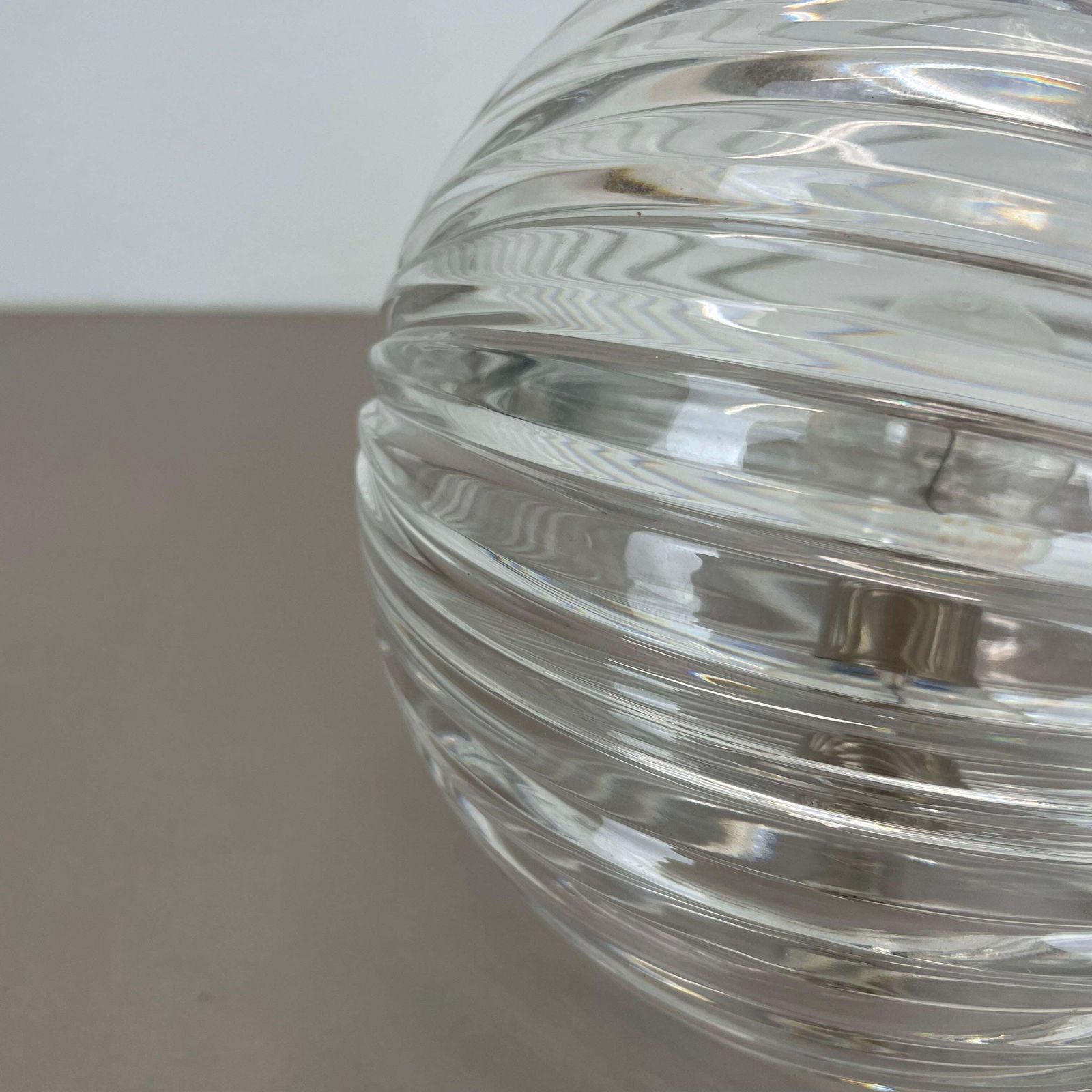 Unique "Ball" Crystal Glass Table Light By Claus Josef Riedel, Austria 1970s photo 1736.0