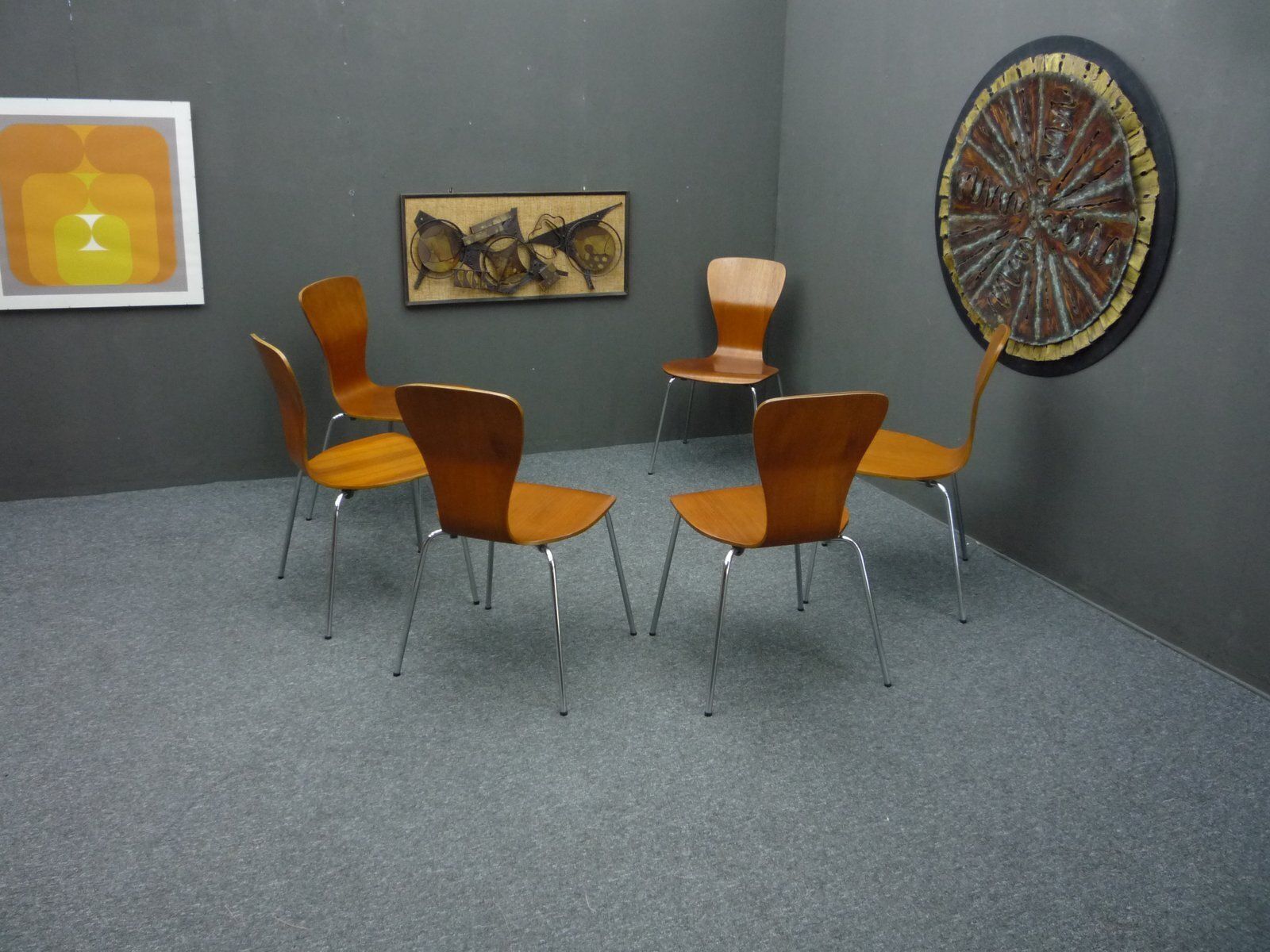 Teak Nikke Dining Chairs By Tapio Wirkkala For Asko, Set Of 6 photo buy