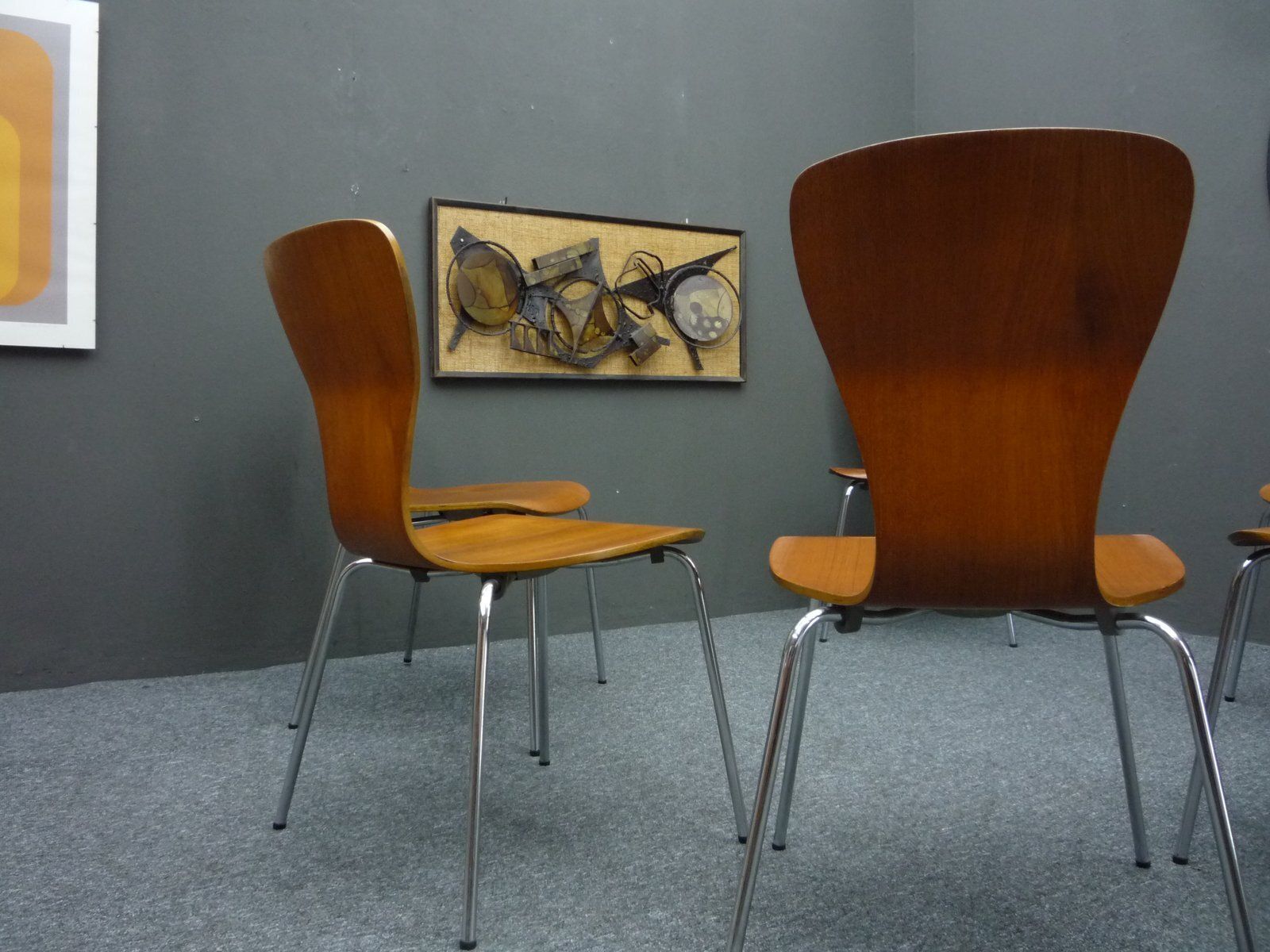 photo furniture Teak Nikke Dining Chairs By Tapio Wirkkala For Asko, Set Of 6