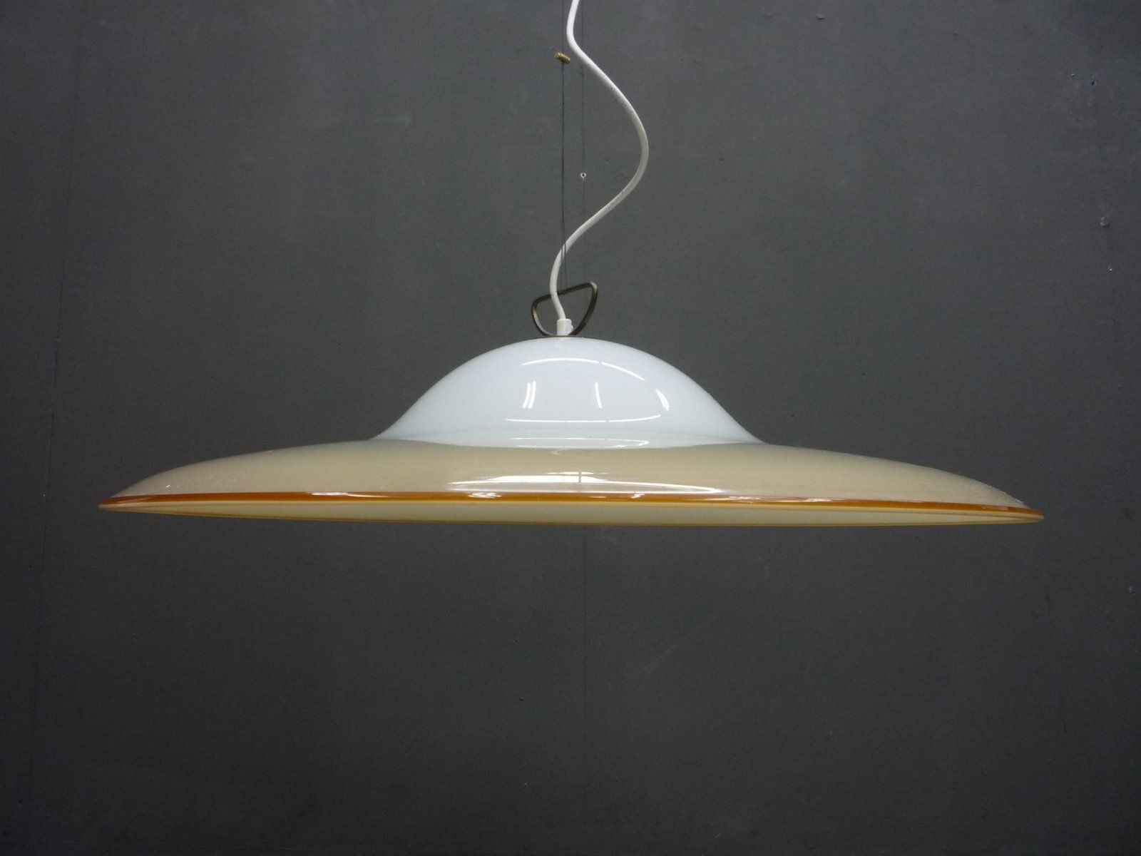 Large Space Age Murano Glass Pendant Lamp From Kalmar Franken Kg, 1960s