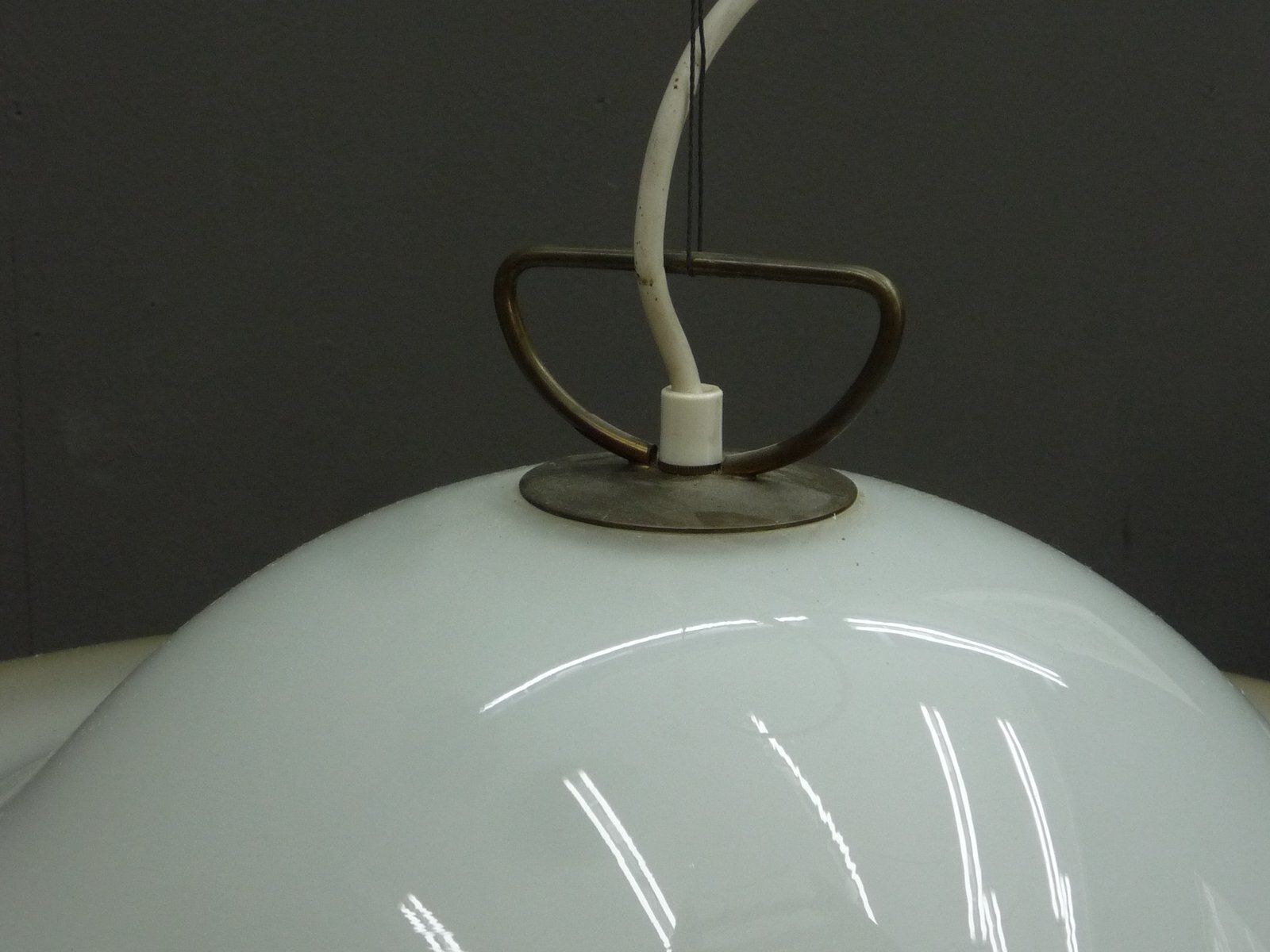 Large Space Age Murano Glass Pendant Lamp From Kalmar Franken Kg, 1960s photo buy