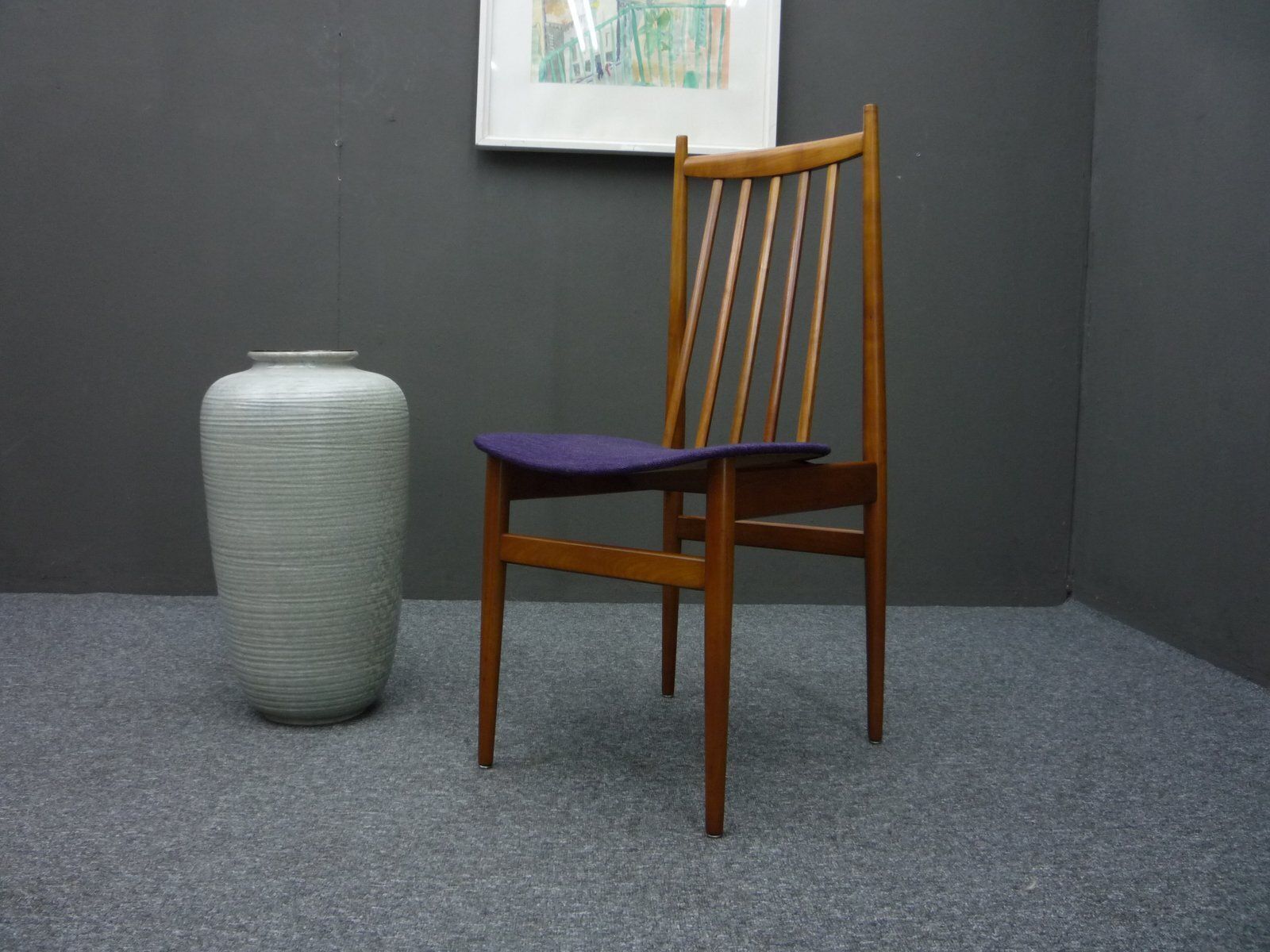Dining Room Chairs In Cherry Wood From Casala, 1960s, Set Of 4 photo for sale