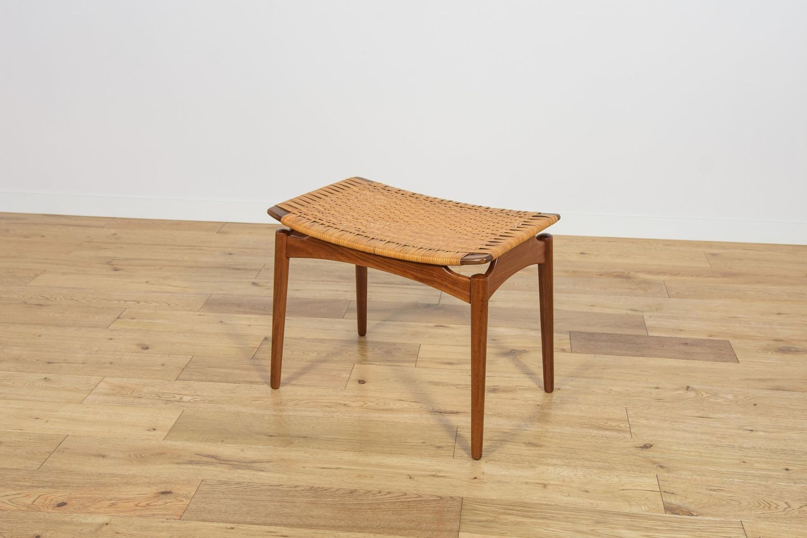 Mid Century Modern Teak Stool By Sigfrid Omann For ølholm Furniture Factory, 1950s photo 1168.0