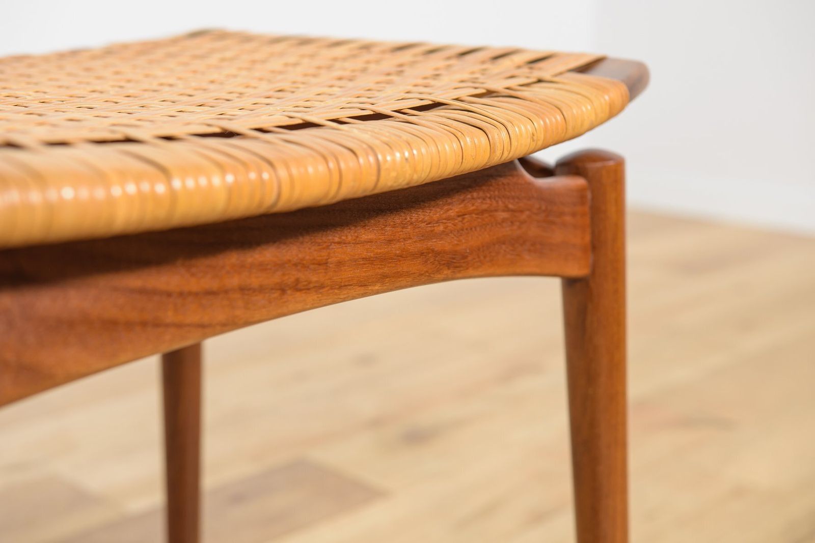 photo furniture Mid Century Modern Teak Stool By Sigfrid Omann For ølholm Furniture Factory, 1950s